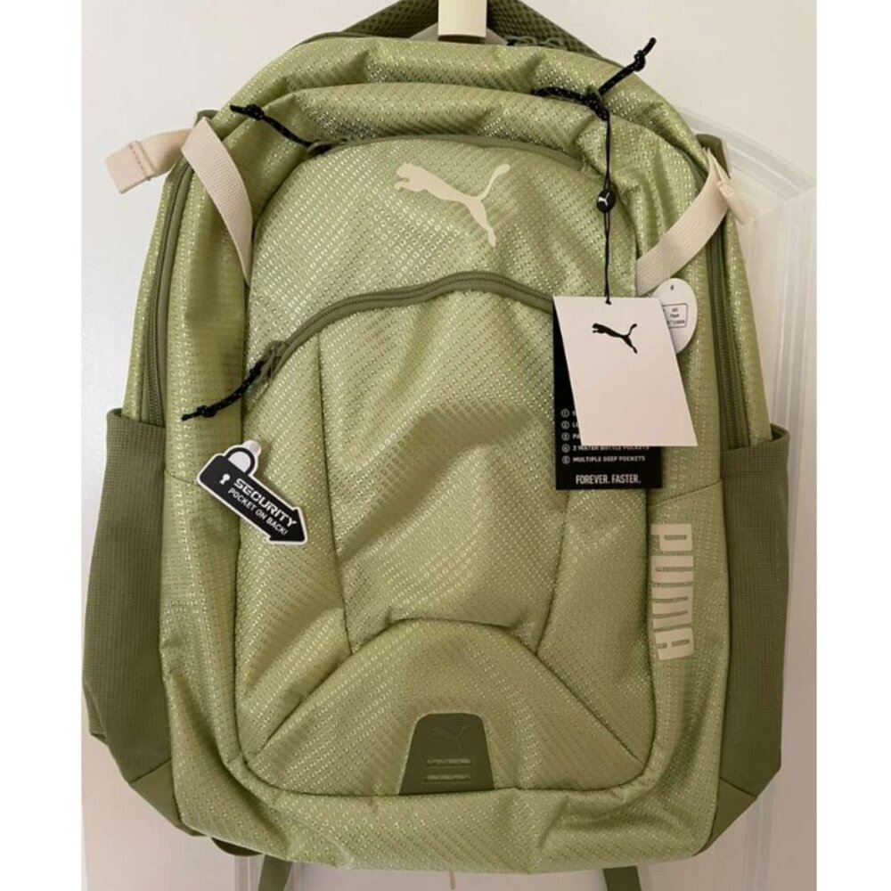 PUMA Challenger 2 Performance Backpack - Green, NWT!